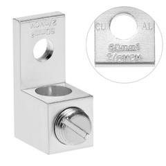 25 Pcs Aluminum Mechanical Lugs 14-2/0 AWG Strength Electrical Terminals Set Kit