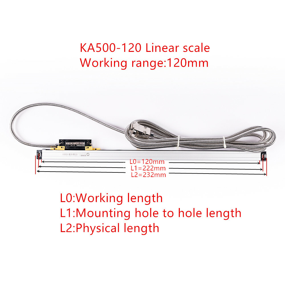 Sino 1um KA500-120 170 220 270 320 370 420 470 mm linear encoder / linear scale