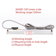 Sino 1um KA500-120 170 220 270 320 370 420 470 mm linear encoder / linear scale