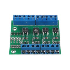 3pcs 4-Channel Circuit Board MOS FET PWM 3-20V to 3.7-27VDC 10A Driver Module
