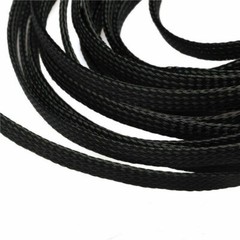 5/10M Black Expandable Sheathing Wire Cable Sleeving Braided Loom Tubing Nylon