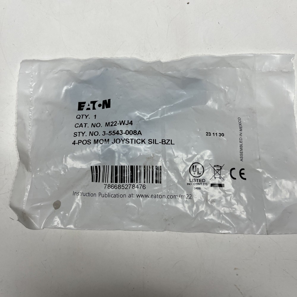 BRAND NEW! EATON New M22-WJ4 M22WJ4 4 POSITION Joy Stick*Free Shipping Fron USA
