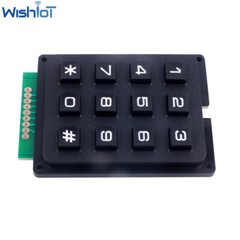 50X 12 Keys 4 X 3 Matrix Keyboard Keypad Module Plastic Keys Switch for Arduino