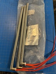 Right angle heating tube L type ZHM3 12*292 220v 300w Qty: 3 Units New