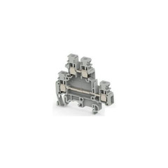 TE Connectivity 1SNA115271R2200, 12 AWG, Gray, Feed-Through Terminal Block, 1 pc