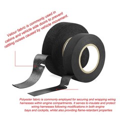 15m Cloth Tape Wire Electrical Wiring Harness car auto suv truck 19mm 25mm