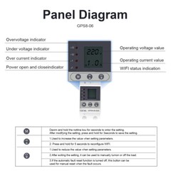 GEYA WIFI Over Current Protect Over&Under voltage Protective Device 32-80A 220V