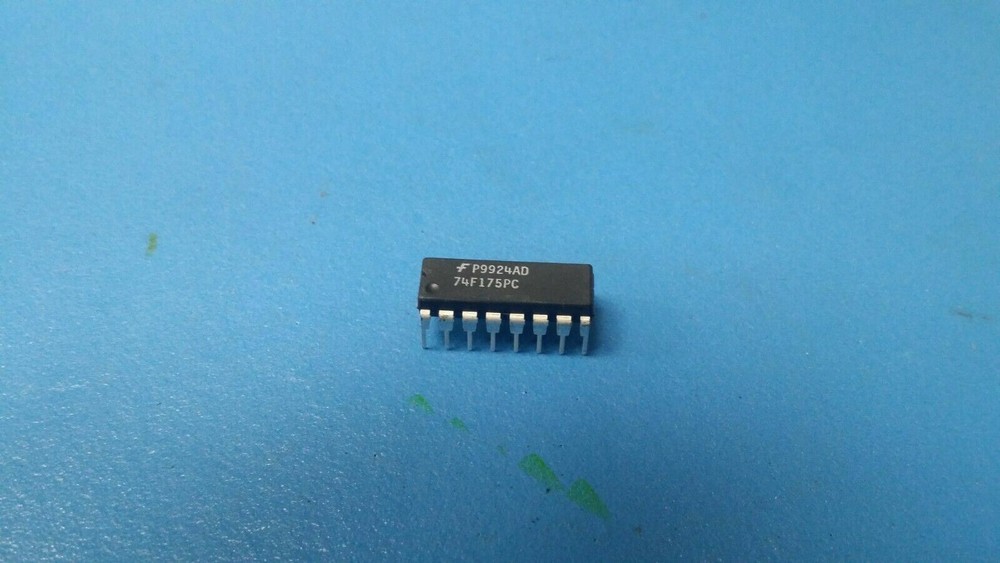 (10PCS) 74F175PC FSC, SIG,NSC,Flip Flop D-Type Pos-Edge 1-Element PDIP-16