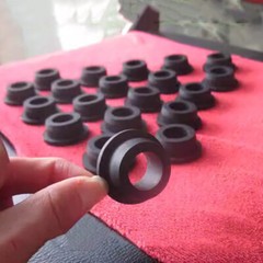 Silicone Rubber Grommet Open Blind Plug Bung Cable Wiring Protect Tidy / Black