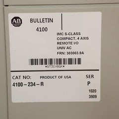 Allen Bradley 4100-234-R Compact Motion Controller, 4 Axis, IMC S Class
