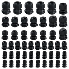 50pcs Cable Glands Waterproof PG7/9 /11/13.5/16/19 Adjustable 3-16 mm New