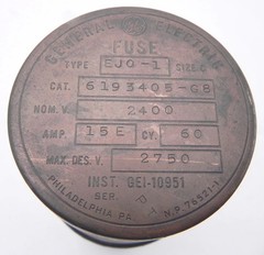 GE Current Limiting Fuse EJO-1 2400V 15E