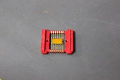 VINTAGE 69 NOS RARE TEXAS INSTRUMENTS GOLD FLAT PACK IC PROCESSOR CHIP SN5400F05