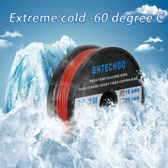 18 Gauge Silicone Wire Spool 250 ft Red Flexible 18 AWG Stranded Tinned Copper W