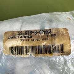 SWAGELOK SS-QT8-B-8PMK3 CONNECTOR, QT Series Keyed Body