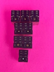 700-HF32A1 ,700-HF32A1-4, QL2N1-A120, LY2N, DPDT, 120VAC, 10A Relays [Lot of 8]
