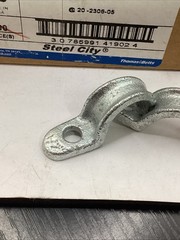 SteelCity HS401 Galv. Malleable Iron Pipe Straps For 1/2” Rigid Conduit Qty 100