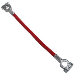 25-30cm 12V Battery Bridge Connector Cables 35mm² 240A With 2 Lead Terminal Ends