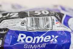 49 ft. 8/2 Black Stranded Romex SIMpull CU NM-B W/G Wire