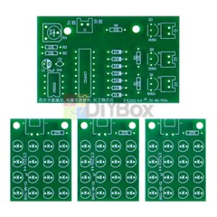 DIY CD4017+NE555 Water Flow Light LED Electronic Kit Soldering Learning Project