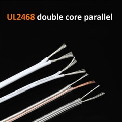 18AWG 20AWG 22AWG 22AWG 28AWG PVC Double Core Wire Parallel Power Cable UL2468