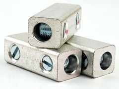 Lot of 3 Morris 90612 Dual Rated Aluminum Splices Reducers #2-#14 AWG 600 Volt