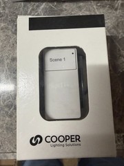 BRAND NEW COOPER LIGHTING FDW-1TLB-W LARGE BUTTON