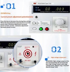 Dielectric Withstand Tester, AC/DC Insulation Withstand Tester220V