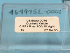 2 RASCO 4649751-0001 CONTACT KELVIN 0.95/6 US 100/10 LEFT, 172704