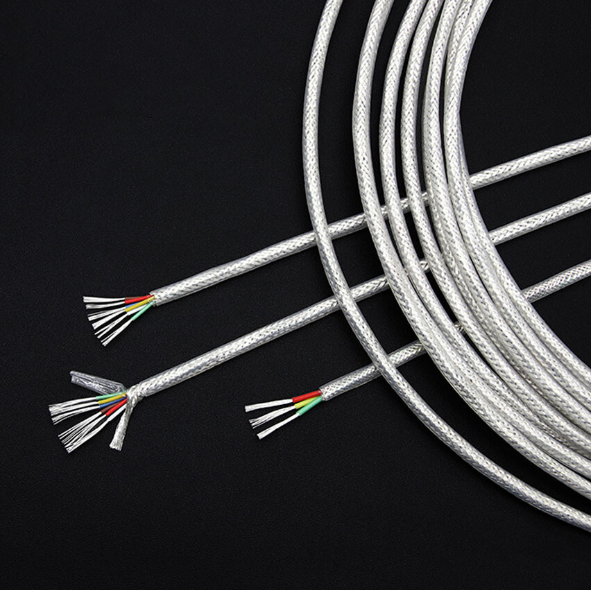 PTFE Silver Plated Shielded Wire Multicore Strand Copper Wire 2*0.15mm²~6*0.2mm²