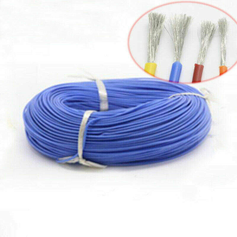 8AWG ~ 30AWG UL Silicone Cable Flexible Wire 0.08mm Series RC Cable Hobby Blue