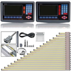 Linear Scale 2/3Axis Digital Readout DRO Display Glass Sensor Bridgeport Mill US