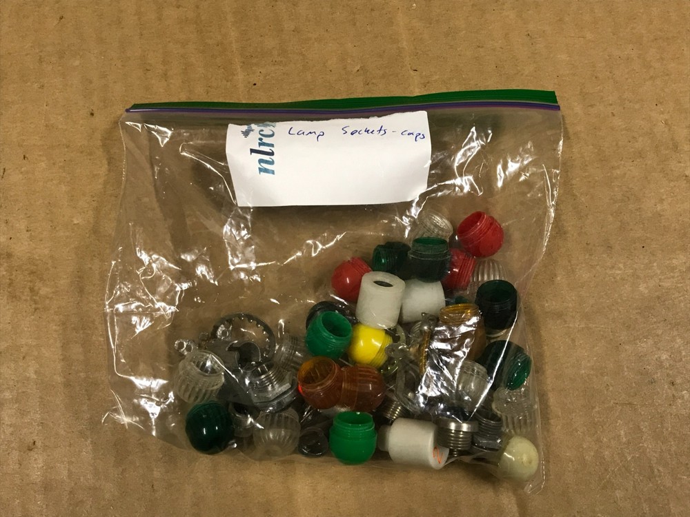 Vintage Lot Of Lamp Socket Caps – (40-45 Pieces In Lot)