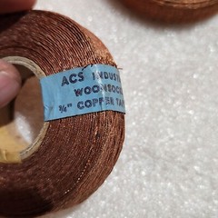 5 Yds(15 Ft) 1 Roll 3/4″ BRAIDED GROUND STRAP. Vintage Copper Flat Braid ACS.USA