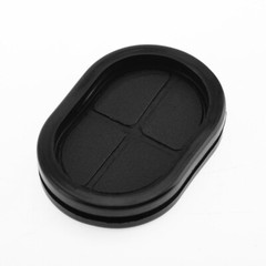 Oval Rubber Grommet Firewall Hole Electrical Wiring Gasket Cable Closed Blind