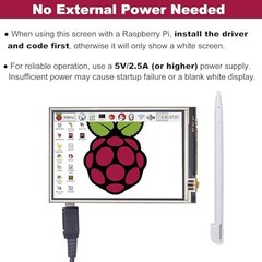 3.5 Inch 480×320 Touch Screen TFT LCD SPI Display Panel for Raspberry Pi B,…