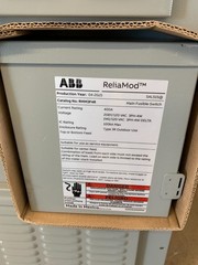 ABB RMM3F4R ReliaMod 3PH 400A Type 3R Main Fusible Switch 208Y/120VAC 4W 100kA