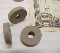 Lot 100 Chomerics EMI Electro Conductive Silicone Rubber Powder Metal Washers