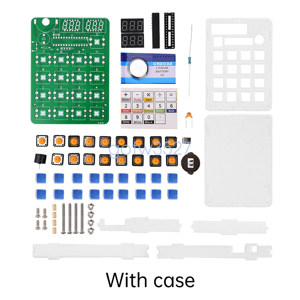 LED Digital Tube Display Calculator Electronic DIY Kit Soldering Practice Parts