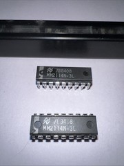 National Semiconductor MM2114N-3L integrated circuit 4K static RAM New Lot of 2