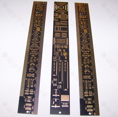 3x NEW 20cm Length Engineering Ruler for Electronic Design in Black/Gold Color