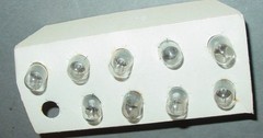 9 Vintage GE NE-51 Glow Lamps General Electric Radio Panel Neon Pilot Bulbs Lot
