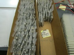 Lot 10 Stimpson 3/4″ Trade Size Electrical Box Knockout Hole Plugs Nickel 1.109″