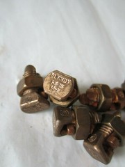 BURNDY KS15 14-8 SPLIT BOLT CONNECTOR LOT OF 7