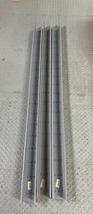 (Lot of 3) Taylor 93041 3″W X 4″H x 6FT Round Hole Wire Duct