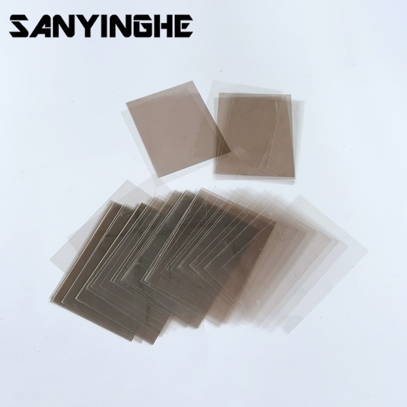 3pcs Non Porous Natural Transparent Mica Square Sheet 60*80*0.05 60*100*0.15mm