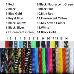 PET Nylon Braided Sleeve Tube 8 mm Width Audio Car Cable Wire Sleeving Sheath