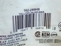 LEVITON 162-29W48 TURNLOK CONNECTOR IP67 L630R 01220410834