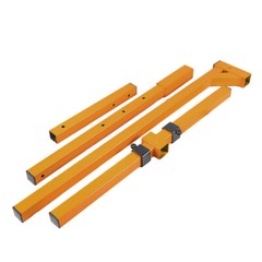 A/C AC Air Conditioner External Unit Lifting Tool Set w/ Hanger Pulley 10m Ropes