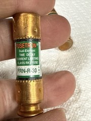 GENUINE FUSETRON FRN-R-30 30A 250V Fuse (Lot of 2) New